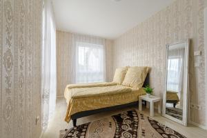 Tempat tidur dalam kamar di Merve Comfort Aparts1-Hannover HALAL