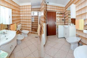 Koupelna v ubytování Guest House Barba