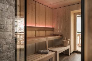 Jagdhof PURE Mountain Appartementsにあるベッド