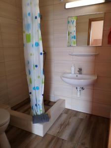 Koupelna v ubytování Hotel Amarillis