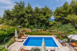 Θέα της πισίνας από το Holiday Home Kamenica ή από εκεί κοντά