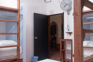Letto o letti in una camera di Mapache Hostel & Camping