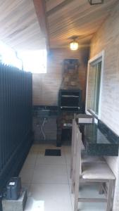 Gril dostupný pro hosty v prázdninového domu