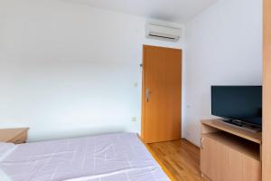 Televízia a/alebo spoločenská miestnosť v ubytovaní Apartments Josip S