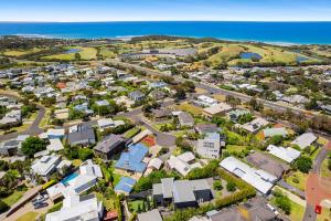 an aerial view of a suburb with houses at Ocean Outlook 5 in Torquay