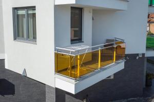 A balcony or terrace at Németh Apartmanok