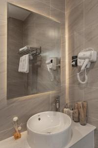 Koupelna v ubytování Nét Việt Hotel Vincom Sóc Trăng