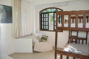 Hostel Vista do Mar客房内的一张或多张床位