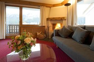 Atpūtas zona naktsmītnē Albana Hotel Silvaplana