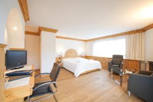 Atpūtas zona naktsmītnē Albana Hotel Silvaplana