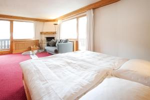Gulta vai gultas numurā naktsmītnē Albana Hotel Silvaplana