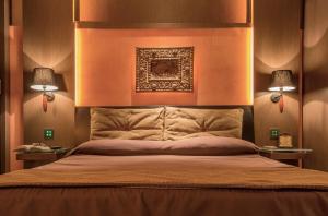 Ліжко або ліжка в номері Hotel Capo San Vito by Geocharme