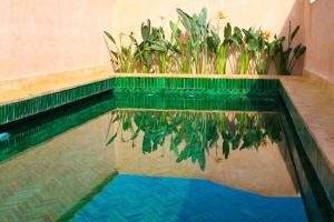 Bazén v ubytování Riad El Morocco Hotel nebo v jeho okolí
