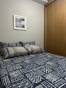 Postel nebo postele na pokoji v ubytování Apto Novo na Bela Vista próximo à Av Paulista, Liberdade e Centro