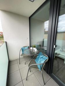 A balcony or terrace at Mikuloff