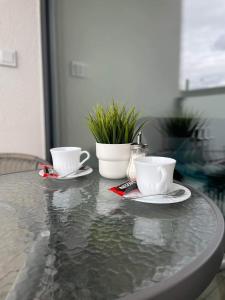 Coffee and tea making facilities at Mikuloff