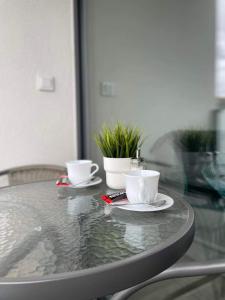 Coffee and tea making facilities at Mikuloff