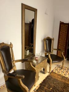 Posezení v ubytování Riad Argan