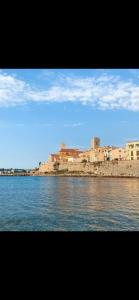 a large body of water with buildings in the background at SUPERBE 2P MEZZANINE AU COEUR DU VIEIL ANTIBES in Antibes