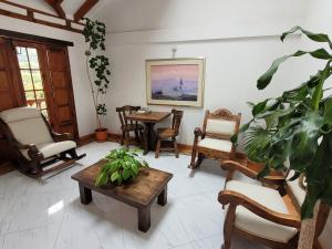 Posezení v ubytování Casa Cantabria Hotel