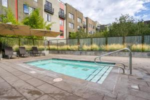Santana Row Studio w Pool Gym 10 min to Google SFO-815内部或周边的泳池