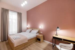 Кровать или кровати в номере Apartment in Old City Center