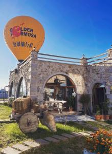 a building with a large sign on the front of it at Soleado Cappadocia Hotel in Uchisar