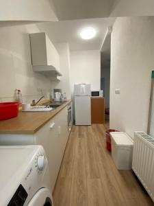 Kuchyň nebo kuchyňský kout v ubytování Annie´s Appartements