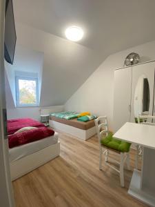 Postel nebo postele na pokoji v ubytování Annie´s Appartements
