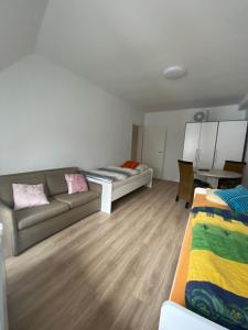 Postel nebo postele na pokoji v ubytování Annie´s Appartements