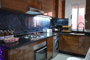 Virtuvė arba virtuvėlė apgyvendinimo įstaigoje Apartment in Marrakech, Gueliz
