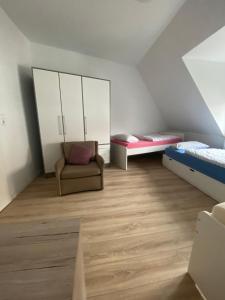 Postel nebo postele na pokoji v ubytování Annie´s Appartements