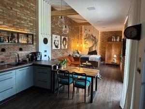 Cucina o angolo cottura di Design apartmán v zahradě