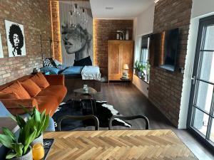 TV o dispositivi per l'intrattenimento presso Design apartmán v zahradě