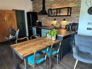 Cucina o angolo cottura di Design apartmán v zahradě