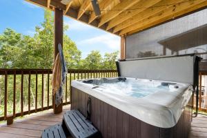 Balkón nebo terasa v ubytování Serenity Point Lodge
