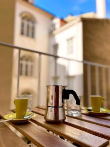 Príslušenstvo na prípravu kávy alebo čaju v ubytovaní Residence Neverin Trieste