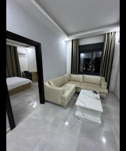 Posezení v ubytování رويال جروب اربد Royal Group Hotel