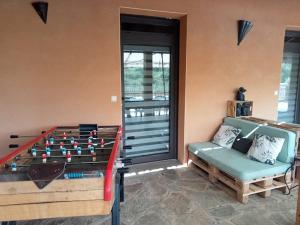 Posezení v ubytování Gîte de Cayssie