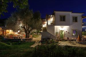 A garden outside Evaggelia Studios