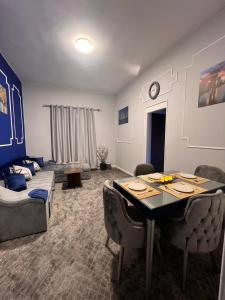 Posezení v ubytování downtown Family Suites