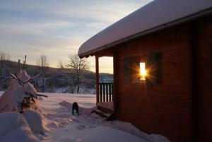 冬天的Camping-Chalets La Favière