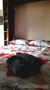 Llit o llits en una habitació de Studio Sweet Diamond