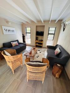 Et opholdsområde på Ndoto Cottage