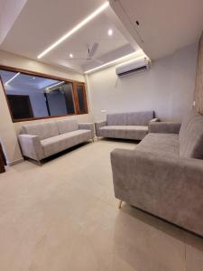 Posezení v ubytování Hotel Ananda Kashi