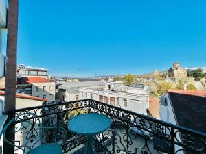 Balkón nebo terasa v ubytování Hotel Zerta Old Tbilisi