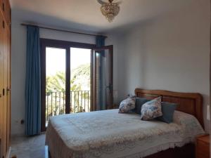 Кровать или кровати в номере Chalet exclusivo Colonia Sant Jordi. Ses Salines