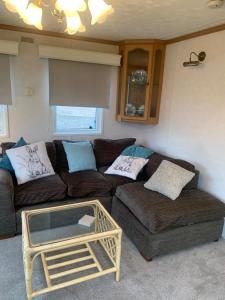 Istumisnurk majutusasutuses Farm stay caravan on working farm