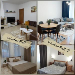 Un televizor și/sau centru de divertisment la Apartments WinterFell ,Grand Monastery ,Pamporovo