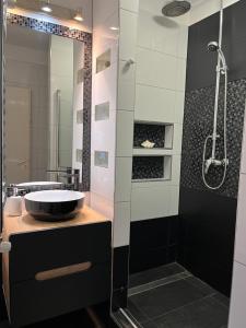 Kúpeľňa v ubytovaní Corporal Apartment Budapest